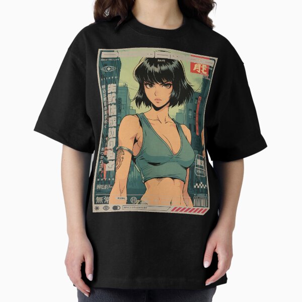 Item preview, Punk anime girl on the street designed and sold by BOZGO.