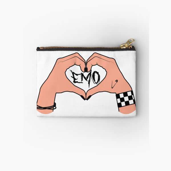 Item preview, Emo Hand with emo word meaning love sticker designed and sold by megudesignart.