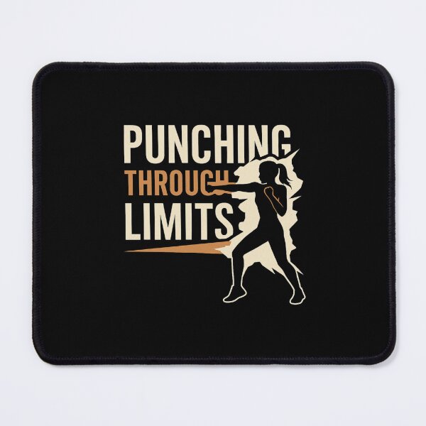 Item preview, "Punching Through Limits – Empowering Fitness & BodyCombat Design" designed and sold by Cute-Jory-Store.