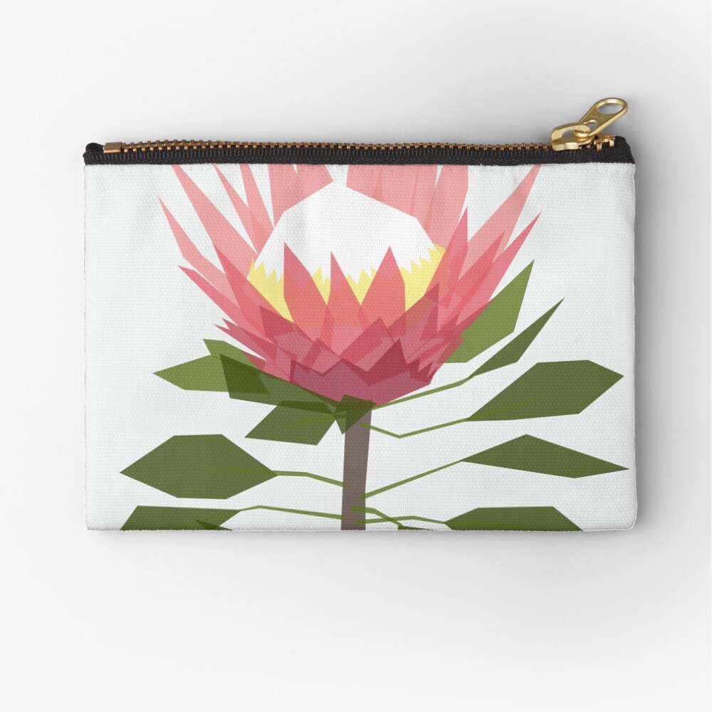 King Protea Zipper Pouch