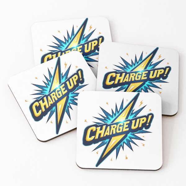 Item preview, CHARGE UP - Productivity Boost Sticker designed and sold by slickywitty.
