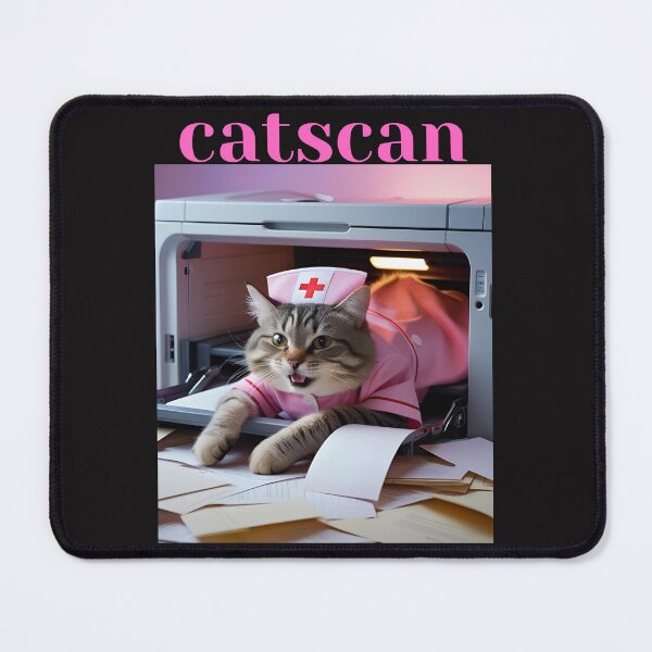 Item preview, Pink Catscan nurse cat funny t-shirt designed and sold by Pawblematic .