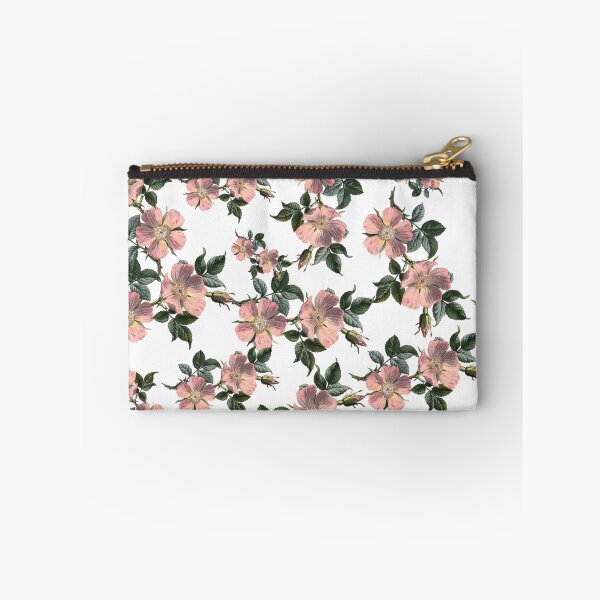 Item preview, Pink Flower Pillow Design – Elegant Green Leaves for Home Decor designed and sold by FestivityFinds.