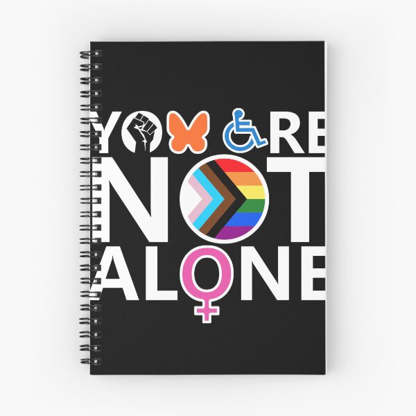Item preview, You Are Not Alone (w/ migrant butterfly) square designed and sold by You Are Not Alone.