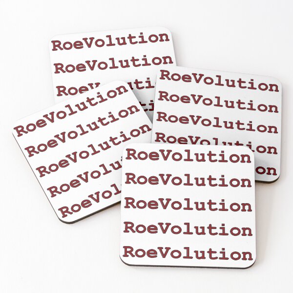Item preview, RoeVolution in Crimson Red – Fierce Typography for the Fight Ahead designed and sold by aadventures.