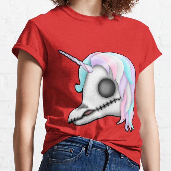 My Little Dead Unicorn | Unicorn Skull | Pastel Rainbow Classic T-Shirt