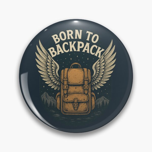 Item preview, Born to Backpack – Winged Freedom Travel Design designed and sold by denis90ch.