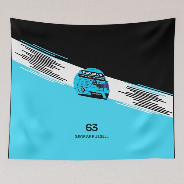 Item preview,  George Russell F1 2025 helmet inspired  designed and sold by Pink Polar F1.