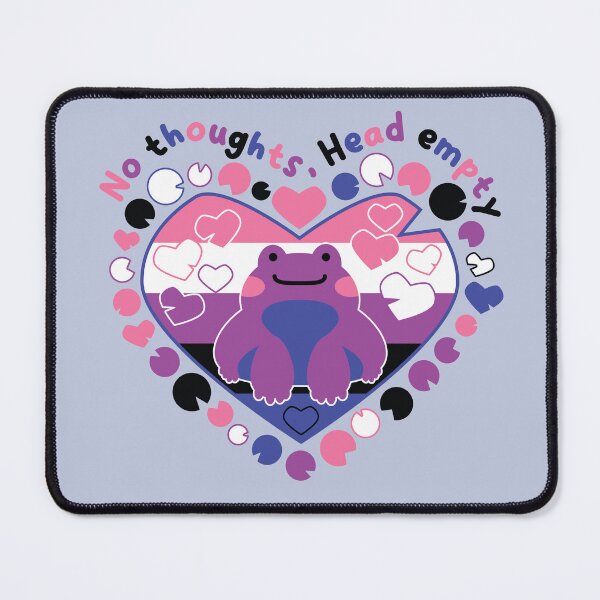 Item preview, No thoughts, Head empty [genderfluid] designed and sold by deadbeatprince-typography.
