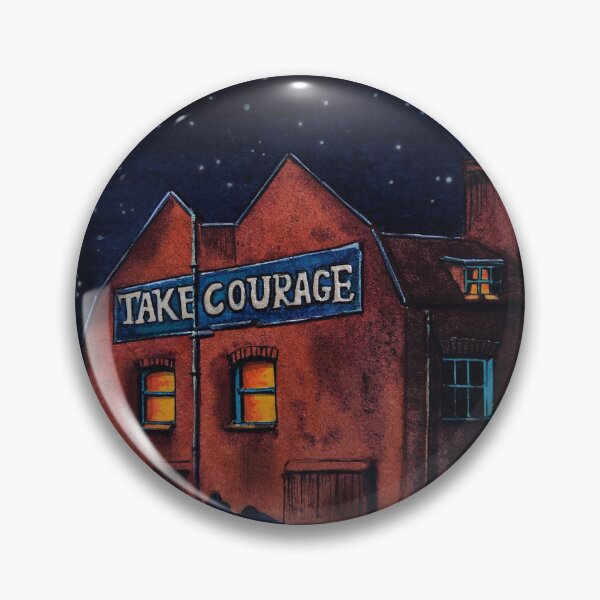 Item preview, Take Courage | Sticker designed and sold by Julie Wintertale.