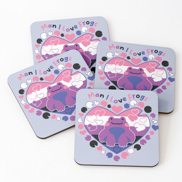 Item preview, Man I Love Frogs [genderfluid] designed and sold by deadbeatprince-typography.