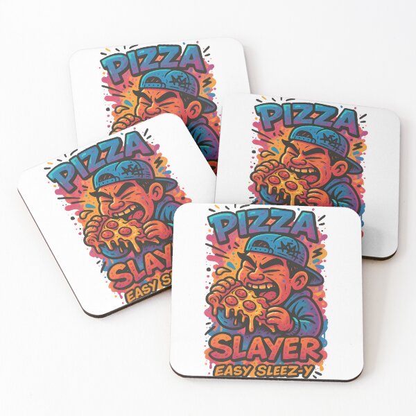 Item preview, Pizza Slayer – Easy Sleezy Edition designed and sold by Snackwear Apparel.