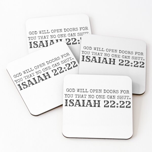 Item preview, Isaiah 22:22, bible verse  designed and sold by MoriaStore.