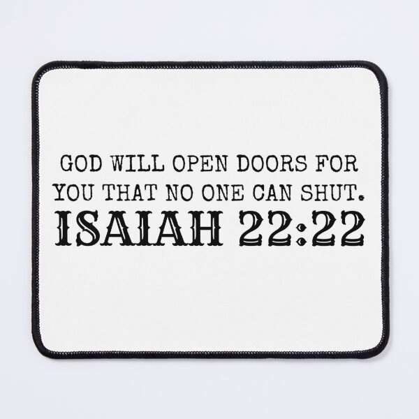 Item preview, Isaiah 22:22, bible verse designed and sold by MoriaStore.