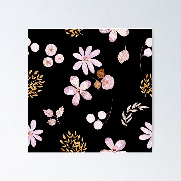 Aperçu de l'œuvre Robe trapèze à motif floral aquarelle doux avec fleurs lavande et jaunes créée et vendue par FestivityFinds.