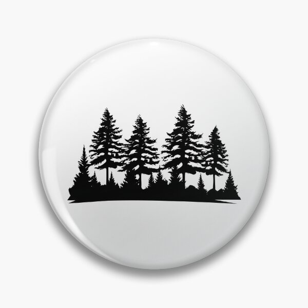 Item preview, Pine Trees Evergreen Forest Coniferous Christmas Cones  designed and sold by inkoutninja.