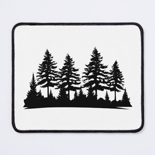 Item preview, Pine Trees Evergreen Forest Coniferous Christmas Cones designed and sold by inkoutninja.