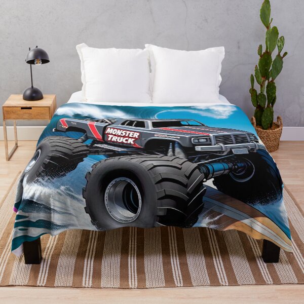 Item preview, Monster truck surfing comic-style sticker gift for fans #4. designed and sold by UrbanTRIP.