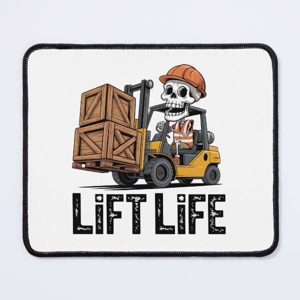 Item preview, Lift Life Forklift Skeleton Boss designed and sold by Taans-Creation.