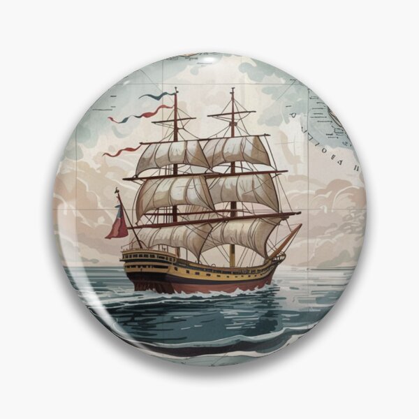 Item preview, Vintage Nautical Map with Maritime Charm designed and sold by Shop9999.