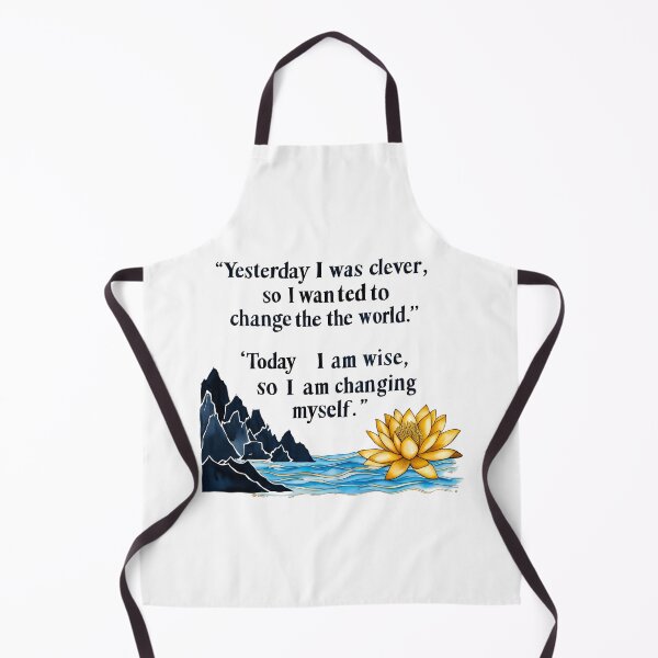 Item preview, Yesterday I was clever, so I wanted to change the world. Today I am wise, so I am changing myself 2 designed and sold by Tom-Johnson.