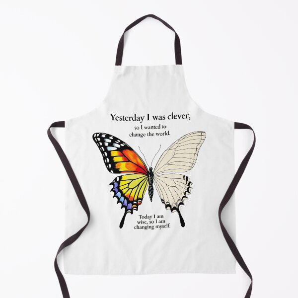 Item preview, Yesterday I was clever, so I wanted to change the world. Today I am wise, so I am changing myself 14 designed and sold by Tom-Johnson.