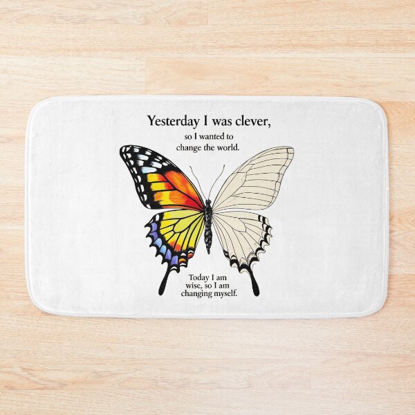 Item preview, Yesterday I was clever, so I wanted to change the world. Today I am wise, so I am changing myself 14 designed and sold by Tom-Johnson.