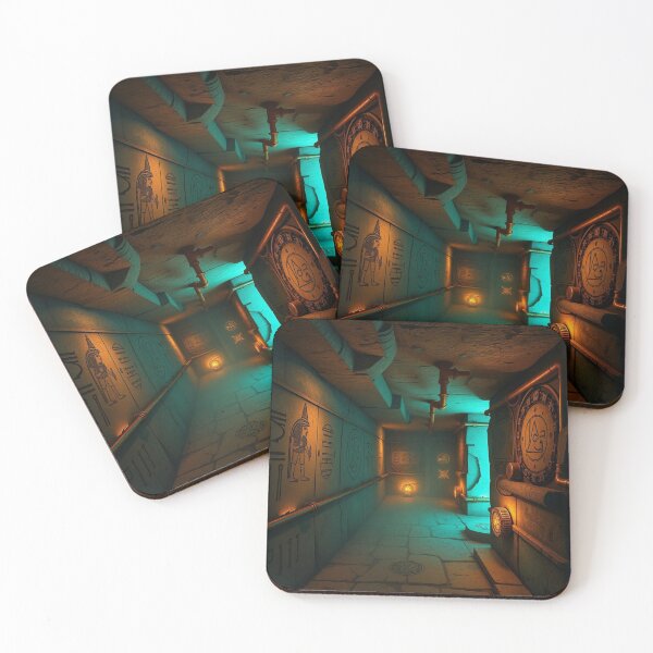 Item preview, Underground crypt of the Dendera temple combined with steampunk designed and sold by VidyoeDesigns67.