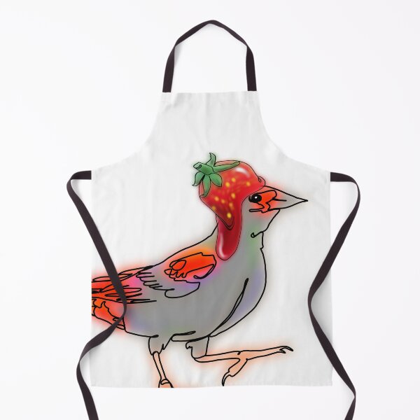 Item preview, Whimsical Strawberry Hat Bird – animalsinhats designed and sold by Ashley’sAnimalz.