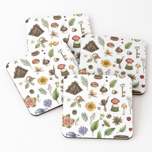 Item preview, Whimsical Garden of Tiny Watercolor Magical Details designed and sold by Piotrek0001.