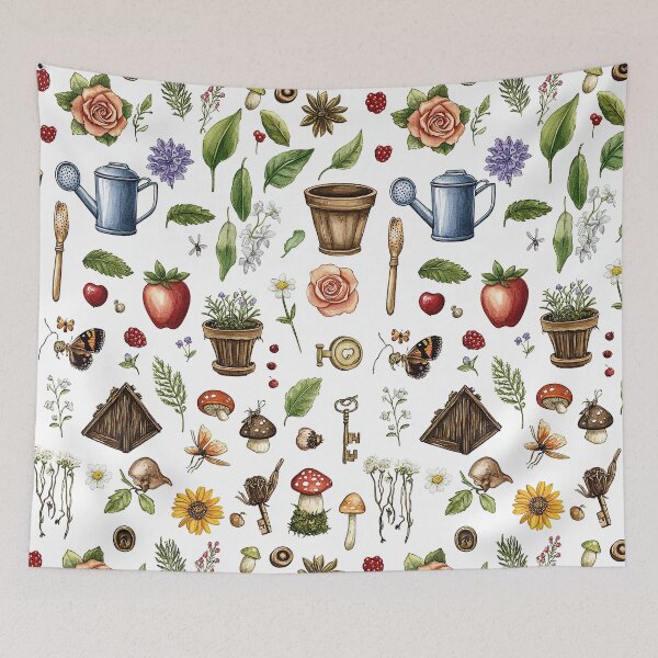 Item preview, Whimsical Garden of Tiny Watercolor Magical Details designed and sold by Piotrek0001.
