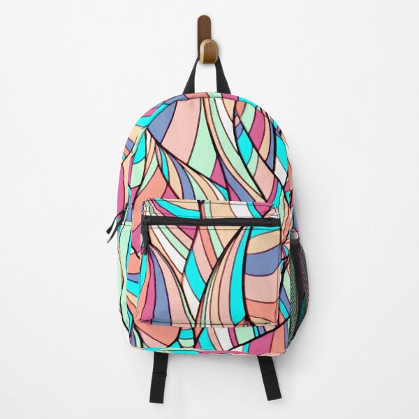 Item preview, Colorful Striped Leaves designed and sold by ViaARTfactory.