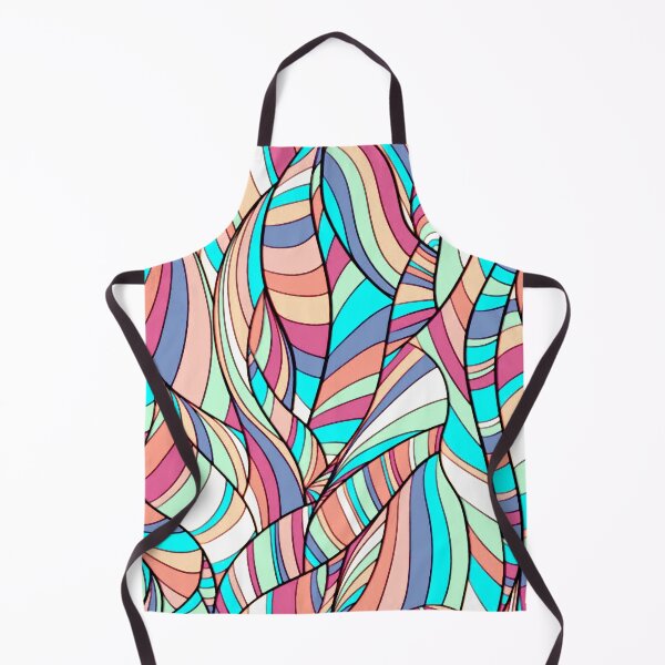 Item preview, Colorful Striped Leaves designed and sold by ViaARTfactory.