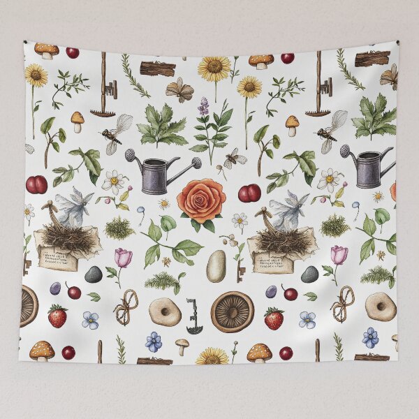 Item preview, Magical Forest Garden Of Soft Watercolor Elements designed and sold by Piotrek0001.