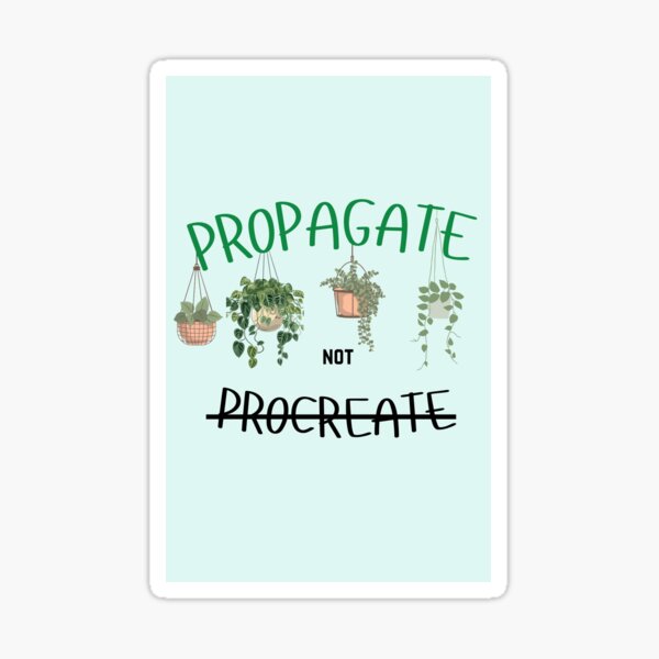Item preview, Propagate Sticker designed and sold by BellsOddities.