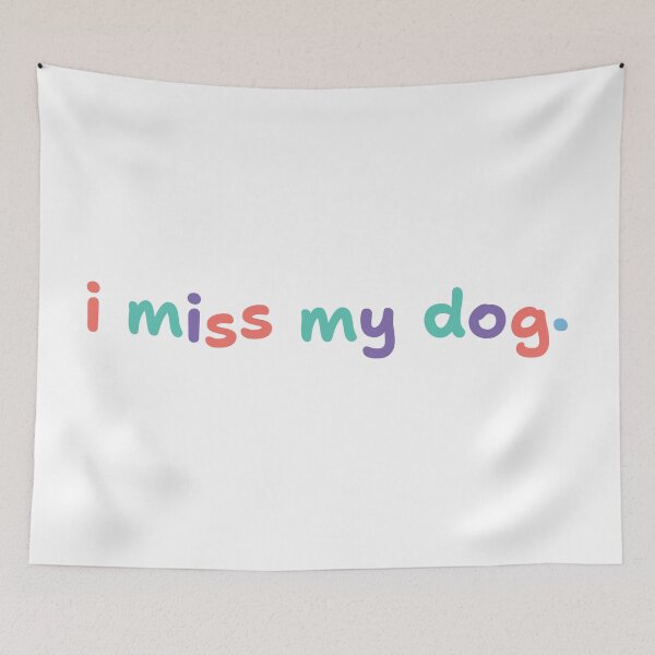 Item preview, i miss my dog - A Heartfelt Tribute to Dog designed and sold by DVNarts.
