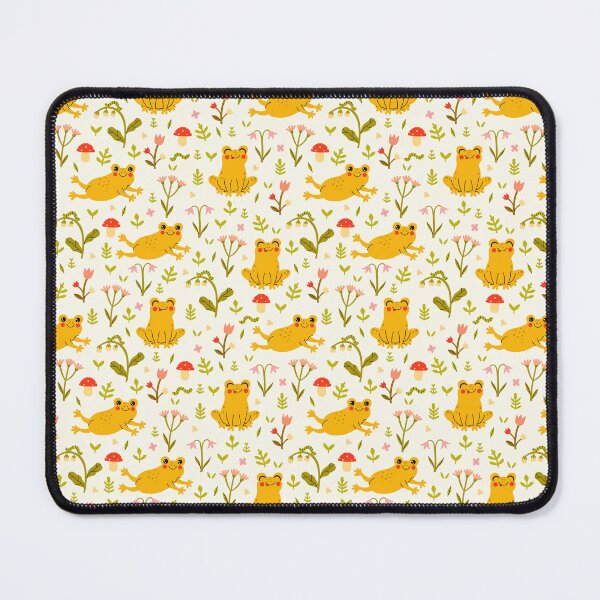 Item preview, cute frogs and flowers designed and sold by burbura.