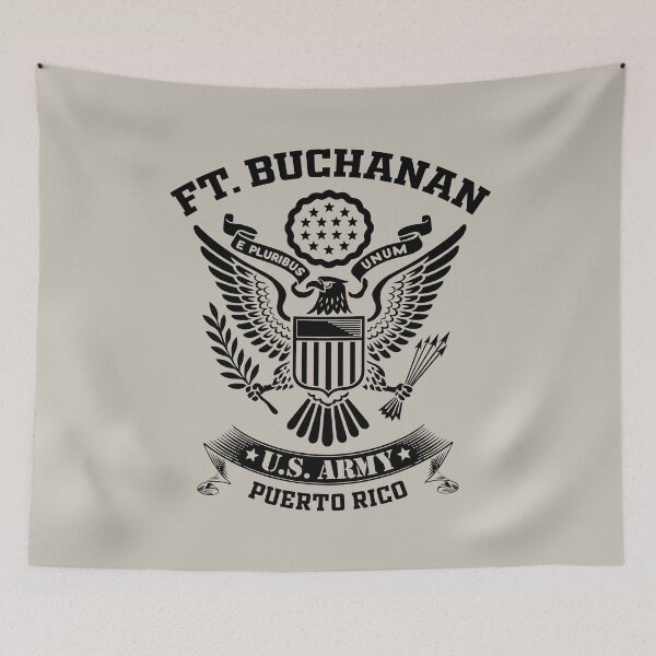 Item preview, Fort Buchanan Puerto Rico Army Base Tribute designed and sold by RayWeberr.