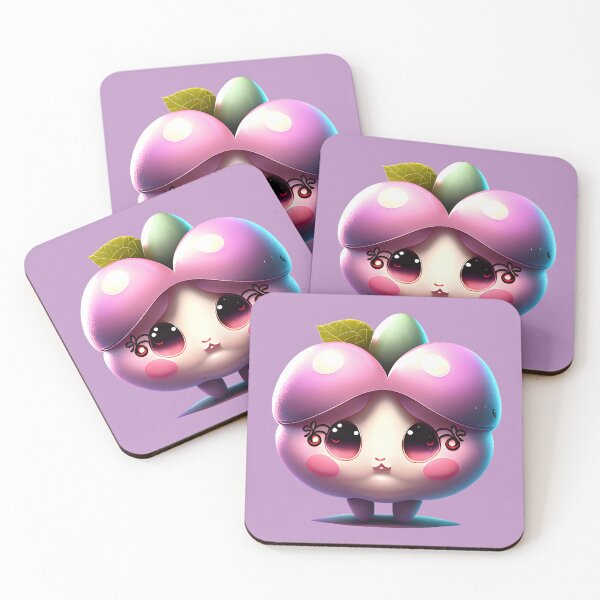 Item preview, Cute Fruit - Pouty Plum designed and sold by UmamiDesigns.