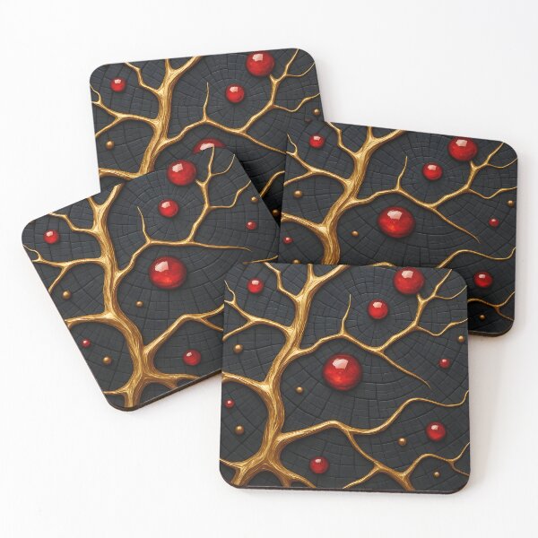 Item preview, Golden Veins designed and sold by Kaleidoscope Print.