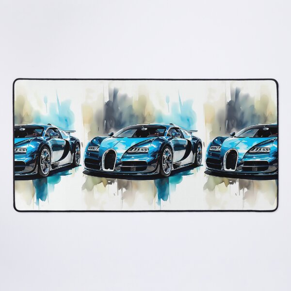 Item preview, French Hypercar Modern Minimalistic Watercolor Scene designed and sold by RevUpDesign.