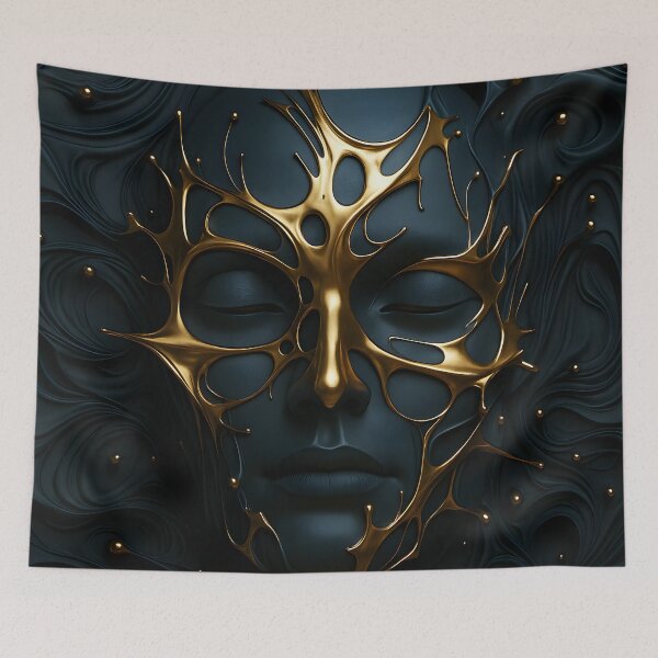 Item preview, Golden Mask Essence designed and sold by Kaleidoscope Print.