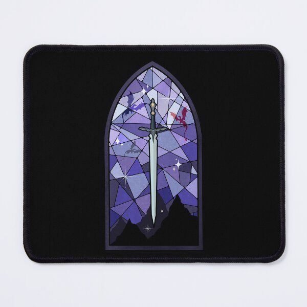 Item preview, Sword stained glass black designed and sold by Aakanksha97.