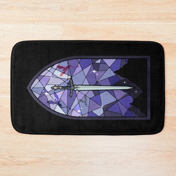 Item preview, Sword stained glass black designed and sold by Aakanksha97.