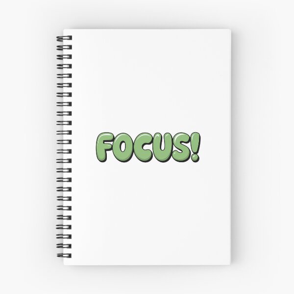 Item preview, Focus in green bubble text. designed and sold by Joseph Hail.