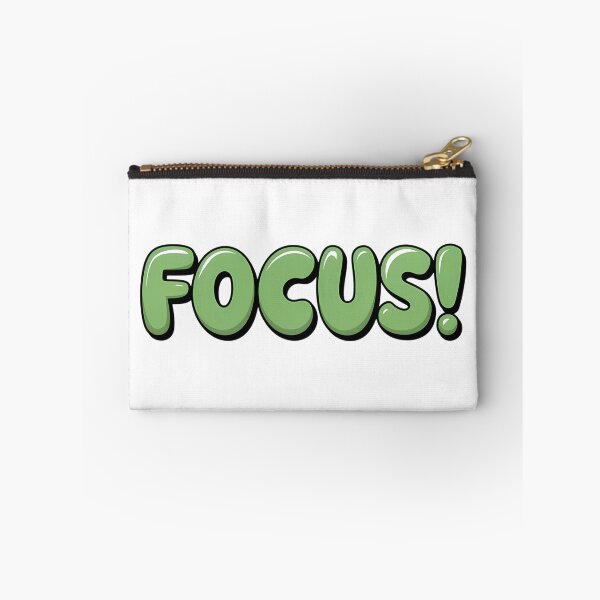 Item preview, Focus in green bubble text. designed and sold by Joseph Hail.