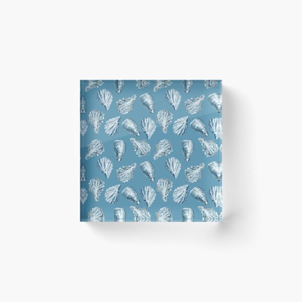 Item preview, Blue Oyster Half Shells designed and sold by GnosisCollage.