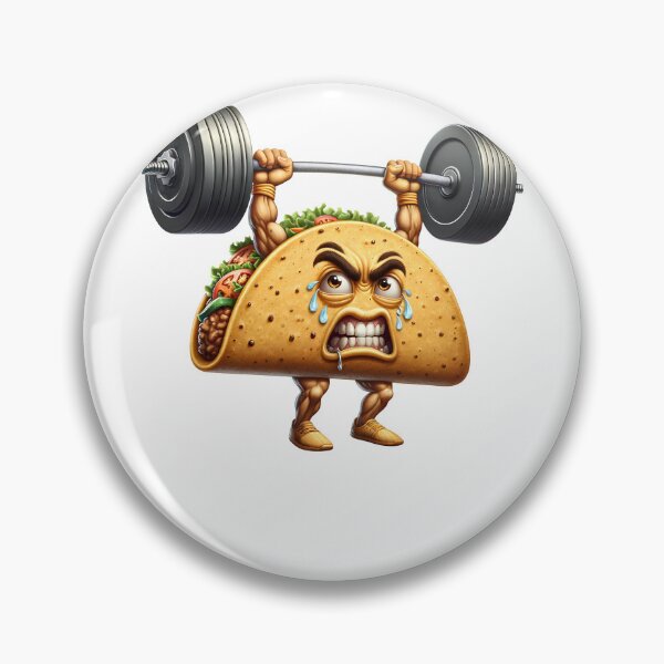 Item preview, Deadlift Weightlifting Funny Fitness Workout Gym Tacos Lover designed and sold by Kimberley King Art  King Art.