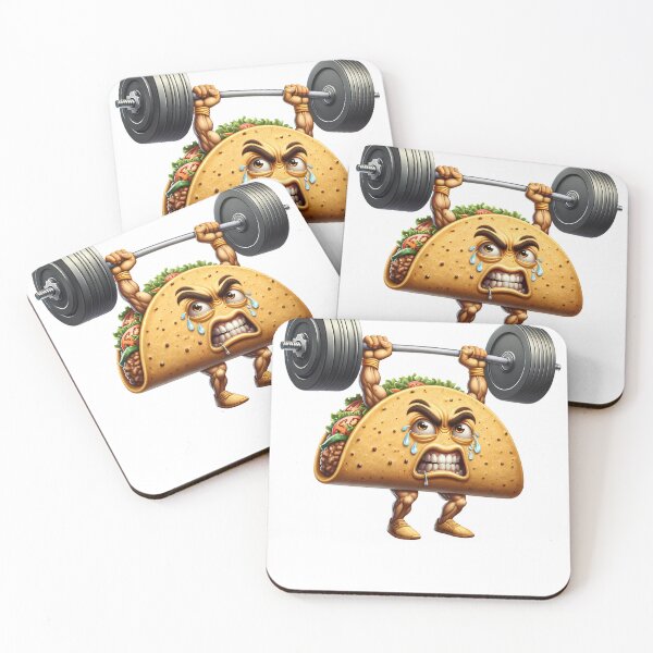 Item preview, Deadlift Weightlifting Funny Fitness Workout Gym Tacos Lover designed and sold by Kimberley King Art  King Art.