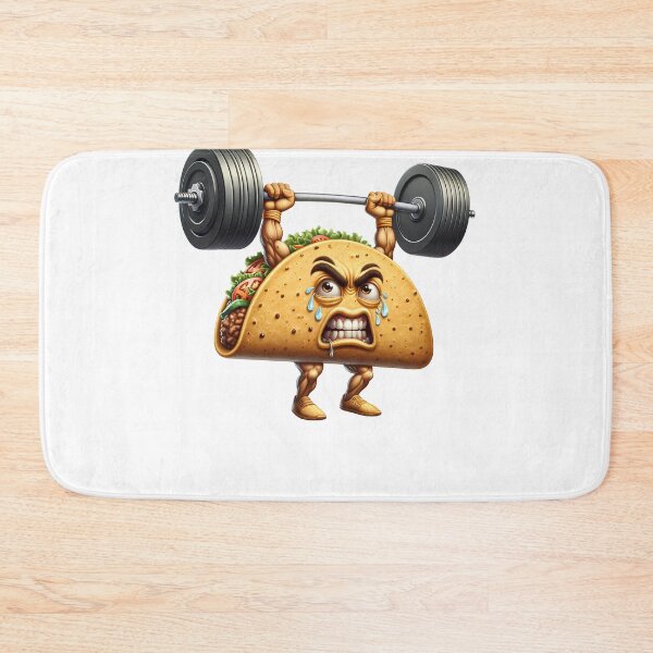 Item preview, Deadlift Weightlifting Funny Fitness Workout Gym Tacos Lover designed and sold by Kimberley King Art  King Art.